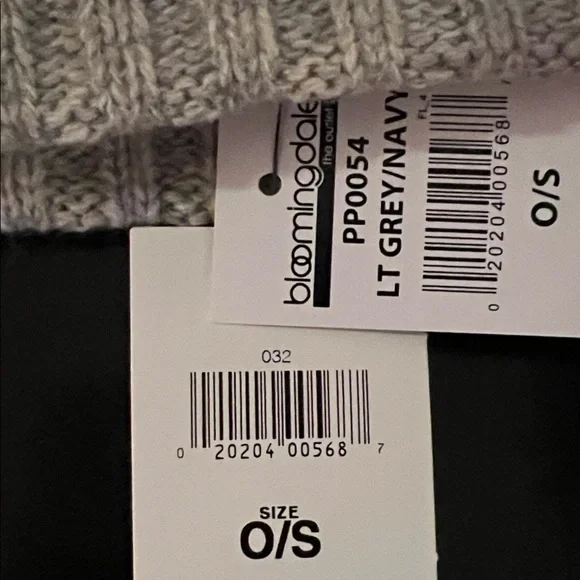 Polo Ralph Lauren Light Gray Ribbed Beanie
